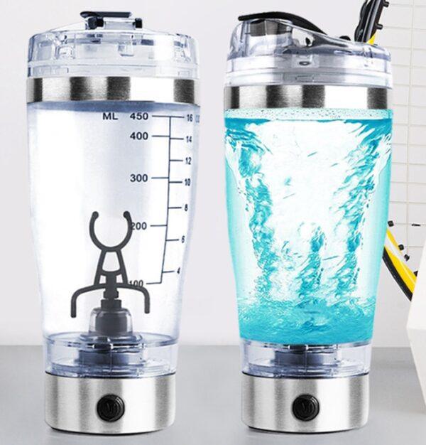 Agitatore per frullato proteico elettrico Bottiglia per frullato USB Frullatore per caffè Latte Bollitore Sport e fitness Ricarica Shaker elettrico Tazza - Image 9