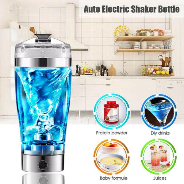 Agitatore per frullato proteico elettrico Bottiglia per frullato USB Frullatore per caffè Latte Bollitore Sport e fitness Ricarica Shaker elettrico Tazza