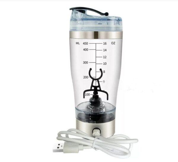 Agitatore per frullato proteico elettrico Bottiglia per frullato USB Frullatore per caffè Latte Bollitore Sport e fitness Ricarica Shaker elettrico Tazza - Image 2