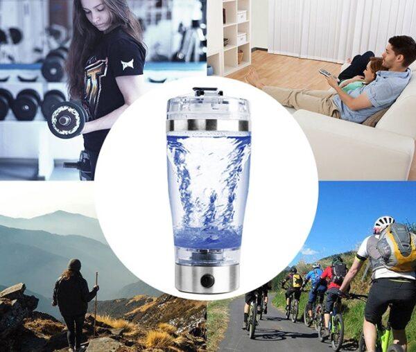 Agitatore per frullato proteico elettrico Bottiglia per frullato USB Frullatore per caffè Latte Bollitore Sport e fitness Ricarica Shaker elettrico Tazza - Image 7