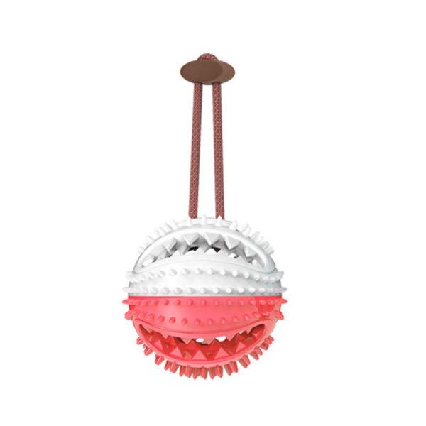 Giocattoli per cani Aspirazione in silicone Tug Interactive Dog Ball Toy per animali domestici Chew Bite Tooth Cleaning Toothbrush Feeding Pet Supplies - Image 9