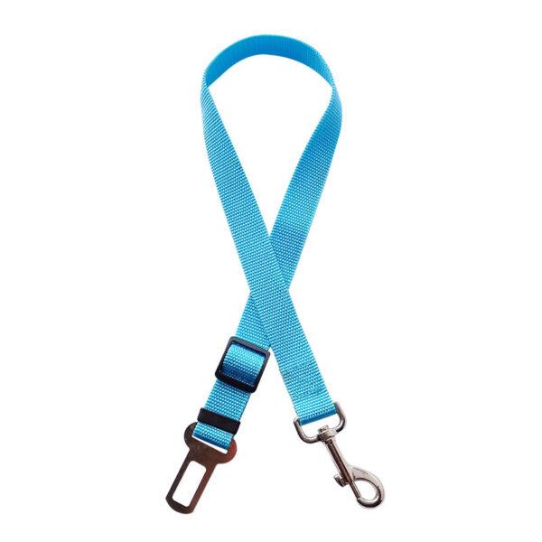 Regolabile Pet Cat Dog Car Seat Belt Pet Seat Vehicle Dog Harness Clip di piombo Leva di sicurezza Trazione Collari per cani - Image 3