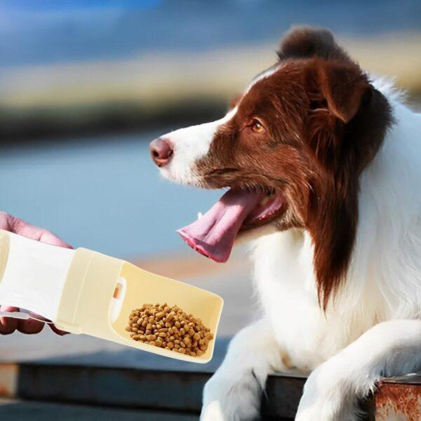 Bottiglia d'acqua per cani da viaggio 2 in 1 Distributore d'acqua per animali domestici Alimentatore per bere Alimentatore per cani da viaggio Alimentatore d'acqua per animali domestici Tazza portatile all'aperto Prodotti per animali domestici - Image 7